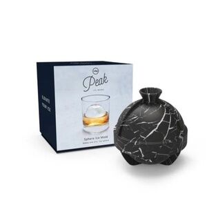 NEW Single Sphere Ice Mold - Marble/Black